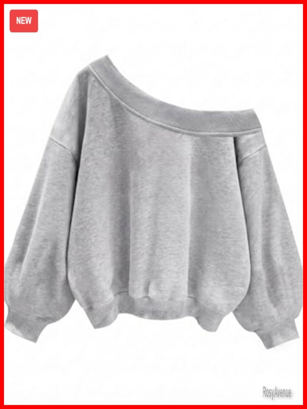 Off Shoulder Oversized Fleece Sweatshirt Pullover Top